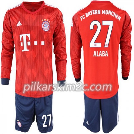 Koszulka Bayern Monachium Alaba 27 Dziecięca Główna 2018-2019 - Koszulki Piłkarskie(L/S)